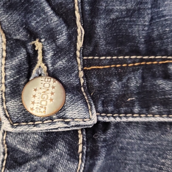 PRE-LOVED BONGO LOW-RISE FLARE DENIM JEANS-1 - Picture 6 of 8